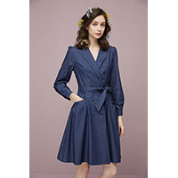 Denim Trench Jacket
