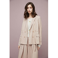 Tencel Flared Blazer