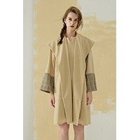 Knit Jacket with Patched Sleeves