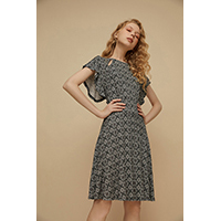 Printed Knit Dress
