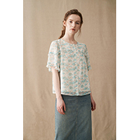 Recycled Polyester Printed Top
